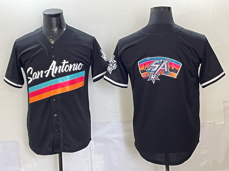 Men San Antonio Spurs #1 Wembanyama black Nike 2026 NBA Jersey 0408001
